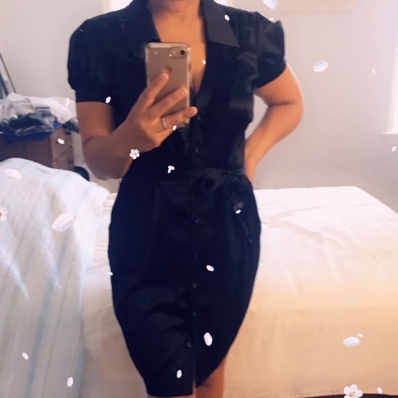 Formal Black Bebe Dress - Picture 1 of 5